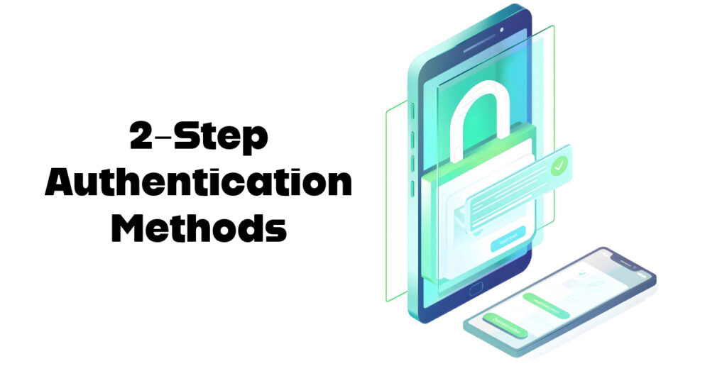 The most common two-step verification methods.
