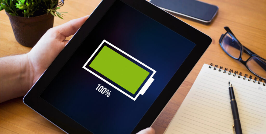 Ways to maximize tablet's battery life.