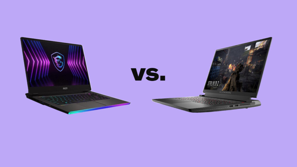 MSI vs. Alienware: Which makes getter gaming laptops?