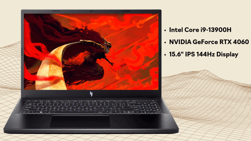 ACER NITRO V ANV15-51-98N0 budget-friendly gaming laptop.