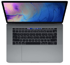 Apple MacBook Pro 15-inch Mid-2018 Touch Bar - 2.2GHz Core i7 512GB