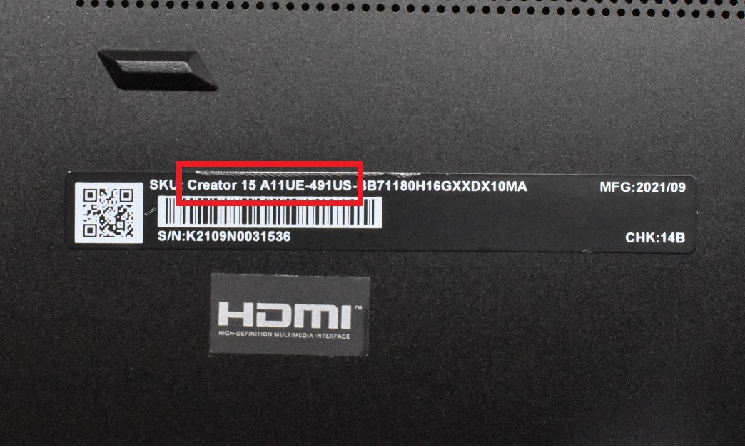 How to find your MSI laptop model number zoom